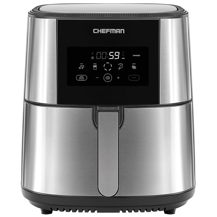 Chefman Stainless Steel Turbofry Air Fryer, 8quart & Reviews Wayfair